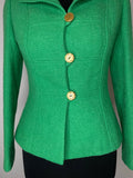 wool jacket  wool  womens  windsmoor  vintage  Urban Village Vintage  suit jacket  jacket  Green  fitted  autumnal  autumn  6  1970s