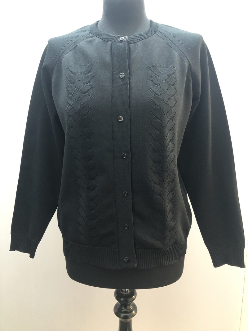 womens  vintage  Urban Village Vintage  sweater  MOD  Lightweight Knit  light knit  knitwear  knitted  knit  cropped  Countess Christie  cardigan  black  60s  1960s  14