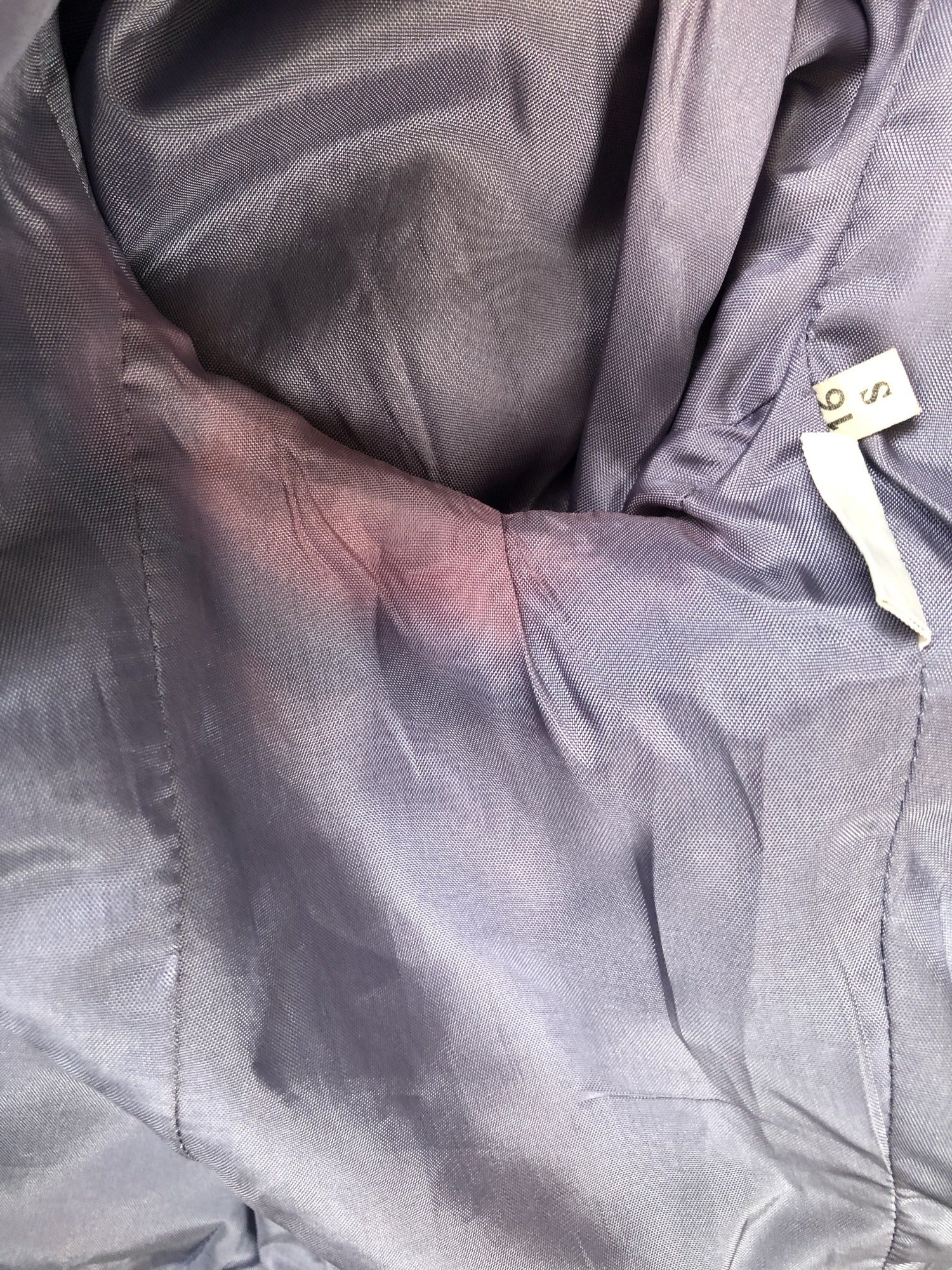 womens jacket  womens  vintage  Urban Village Vintage  urban village  polyester  MOD  Light Blue  Harella  decorative pockets  crop jacket  button up  button front  button fastening  blue  blazer jacket  Blazer  60s  60  1960s  1960  14