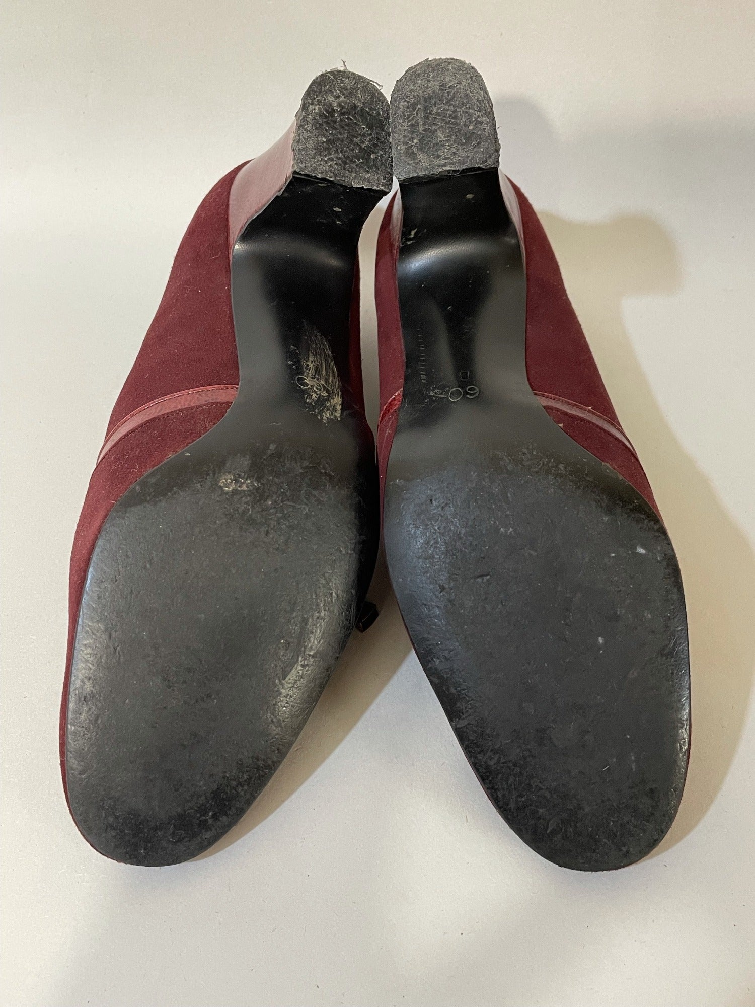 womens  vintage  Urban Village Vintage  urban village  shoes  round toe  red  peaky blinders  heels  claret  70s  5  20s  1970s  1920s