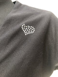 womens  vintage  Urban Village Vintage  top  button front  blouse  black  70s  70  1970s  10