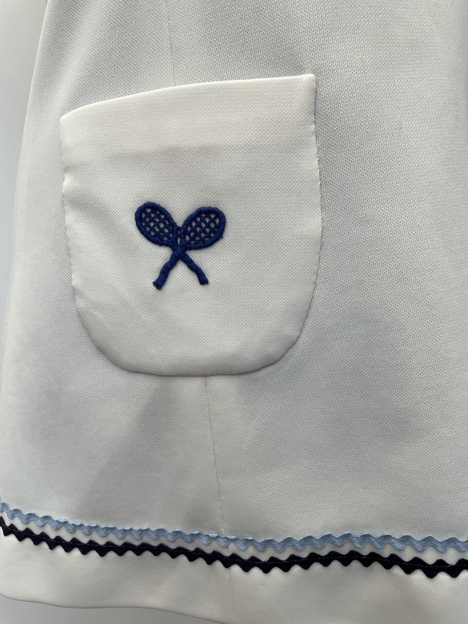 zip back  zip  womens  white  waist belt  vintage  Urban Village Vintage  urban village  tennis  Stripes  stitch detailing  stitch detail  squiggle  sportswear  sleeveless  MOD  mini dress  mini  dress  8  60s  1960s