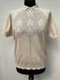 1960s Knitted Polo by Trevira - Size 10-12