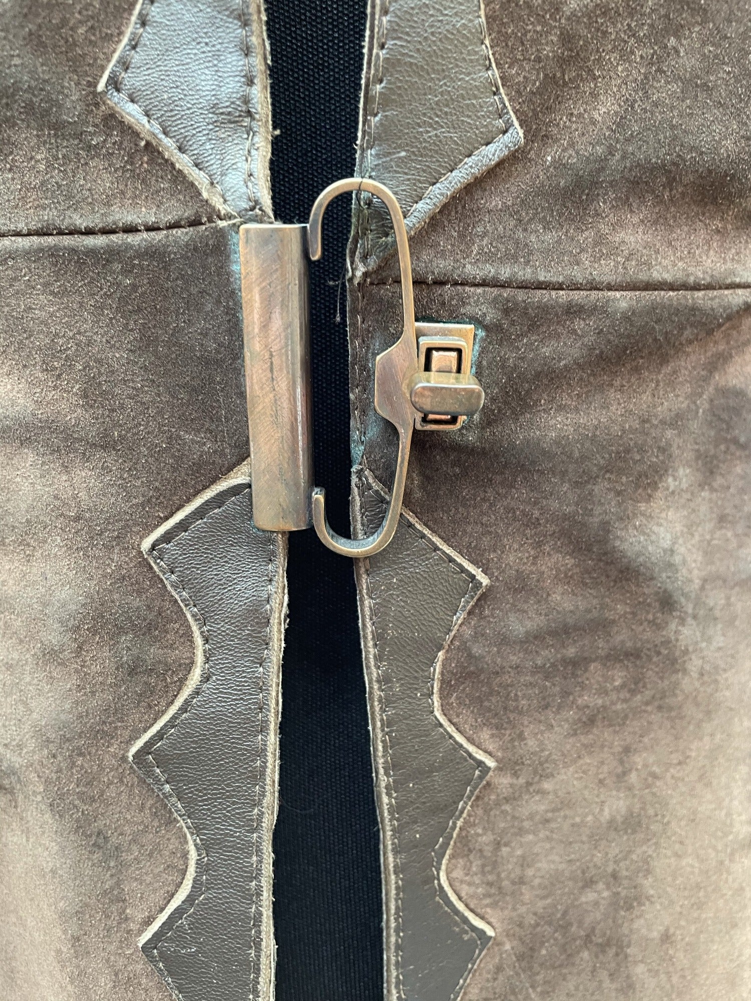 womens  waistcoat  vintage  Urban Village Vintage  urban village  Suede Jacket  Suede  sleevless  sleeveless  retro  red  medieval  Leather  Jacket  dark brown  buckles  brown leather  brown  70s  70  60s  1970s  1960s  10