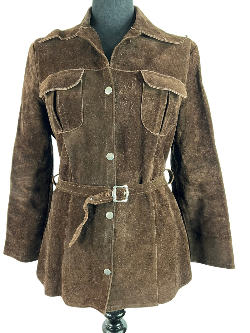 zero waste  womens  waist belt  vintage  Urban Village Vintage  UK  thrifted  thrift  sustainable  suede shirt  Suede  style  store  slow fashion  shop  shirt  second hand  save the planet  reuse  recycled  recycle  recycable  press stud fastening  press stud  preloved  online  ladies  Jacket  fashion  ethical  Eco friendly  Eco  dagger collar  concious fashion  clothing  clothes  brown  Birmingham  Belted waist  belted  belt  70s  1970s  12
