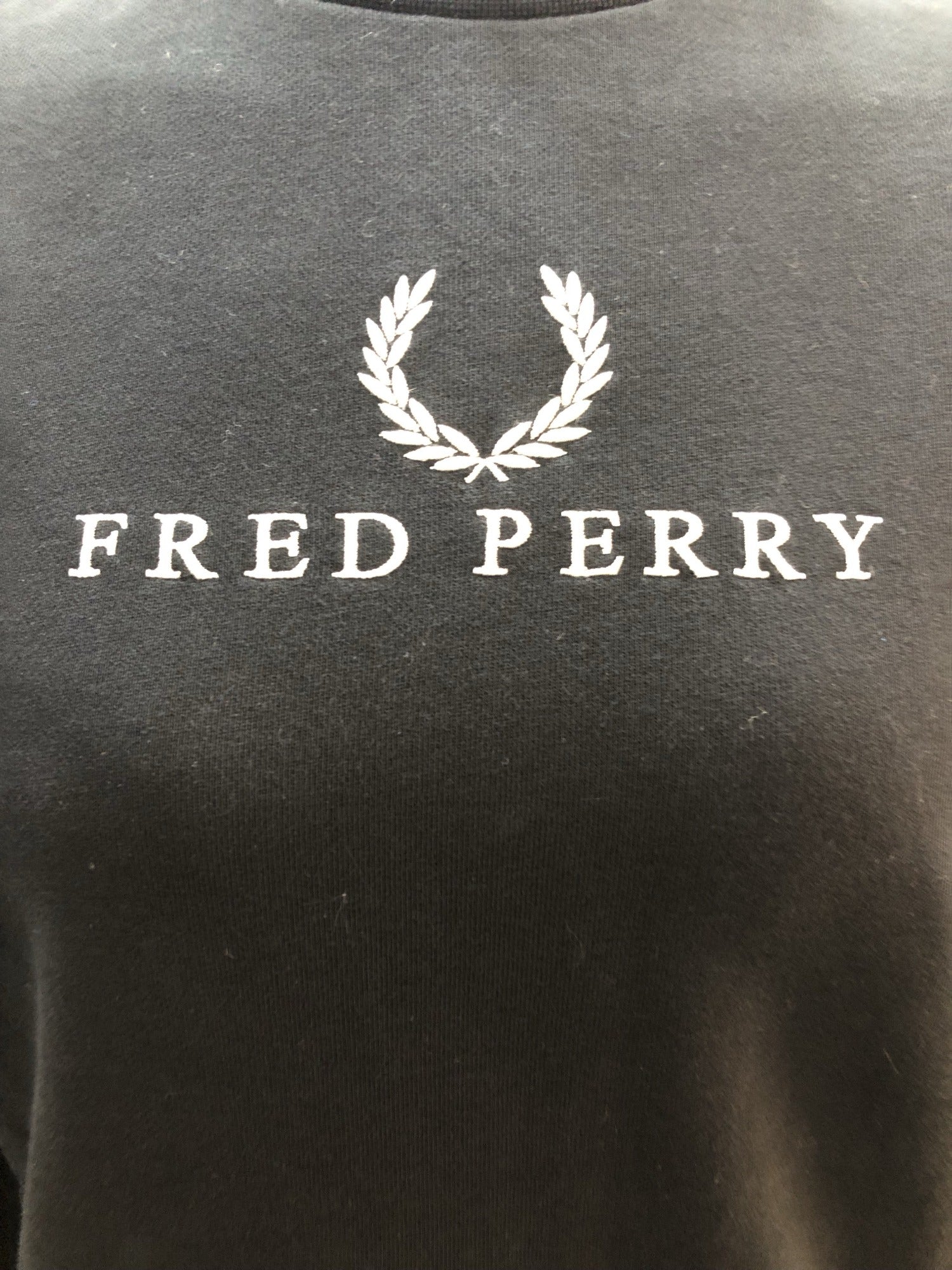 womens jacket  womens  vintage  Urban Village Vintage  urban village  top  sweater  retro  Fred Perry  embroidered logo  Embroidered  black  10