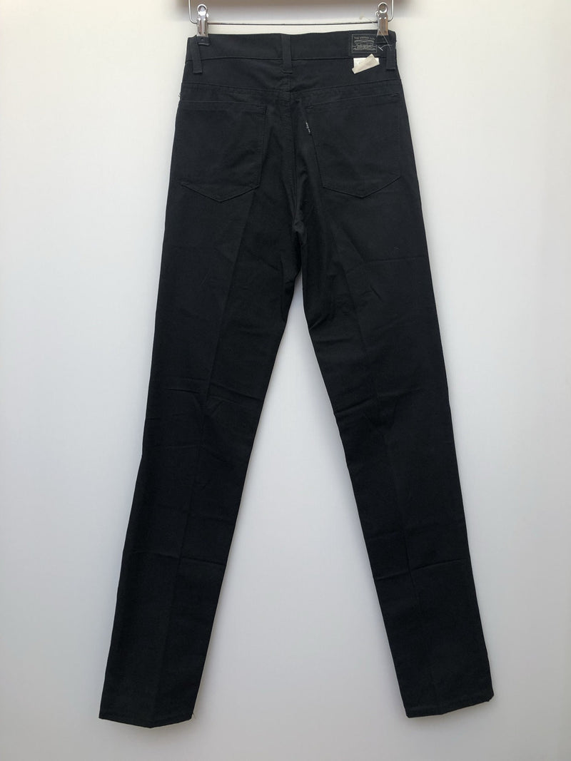 womens  W28  vintage  Urban Village Vintage  urban village  tags  straight leg  straight cut  slacks  pockets  pocket detail  NOS  logo  levis strauss  levis  levi strauss  levi  L34  front pockets  deadstock  Cotton  chinos  black  10