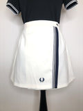 womens  white  waist band  vintage  Urban Village Vintage  urban village  tennis skirt  tennis  summer  sportswear  sports  smart shorts  Skirts  shorts  retro  navy logo  MOD  logo  Fred Perry  fred  embroidered logo  8