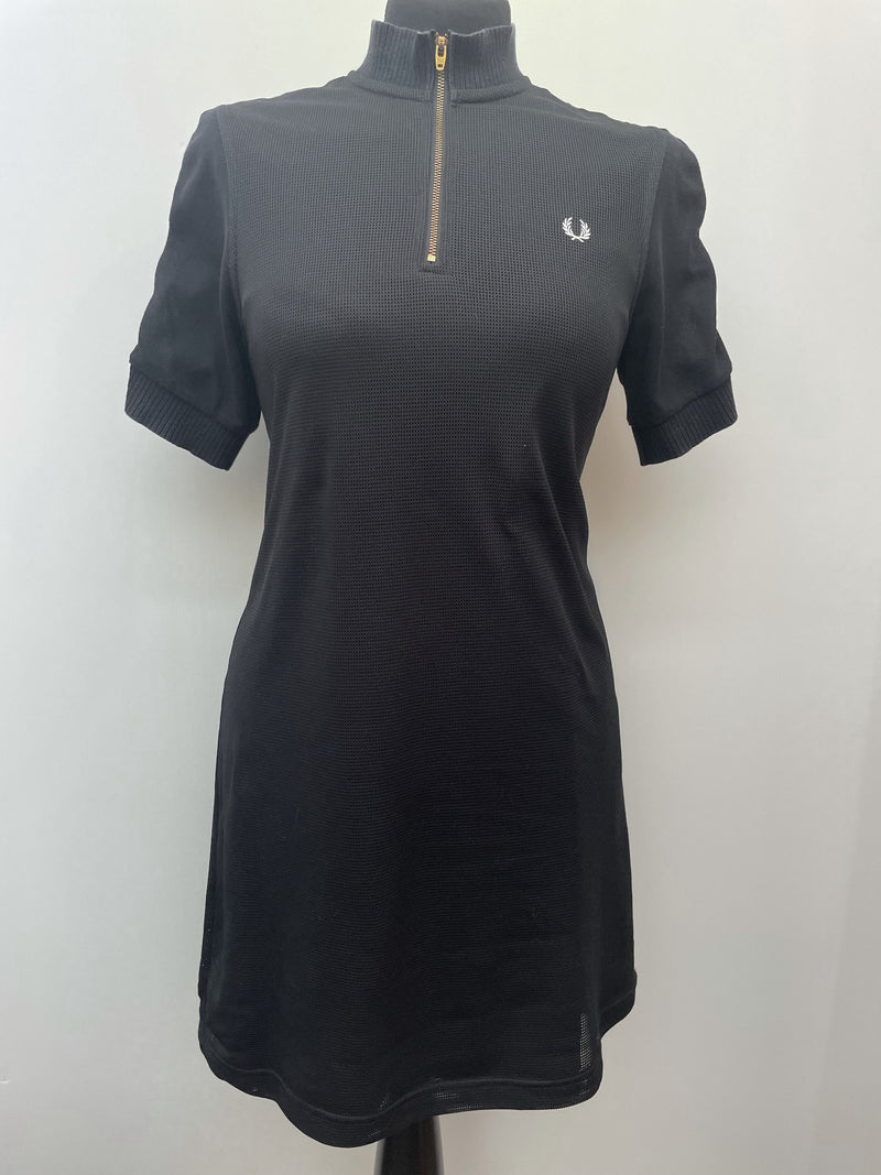 womens  vintage  Urban Village Vintage  urban village  summer dress  Stripes  retro  MOD  kneelength  knee length  Fred Perry  elasticated  dresses  dress  cycling polo  3/4 zip  10