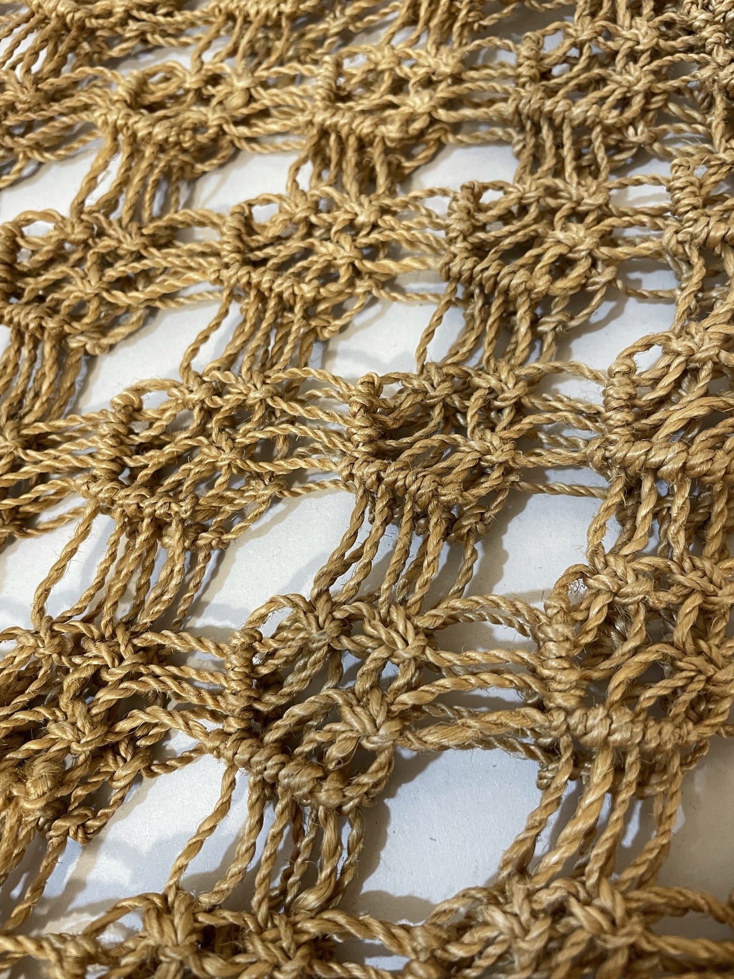 womens bag  womens  vintage  Urban Village Vintage  shopper bag  One Size  logo  hand bag  crochet knit  cream  bag  accessories  70s style  70  1970s