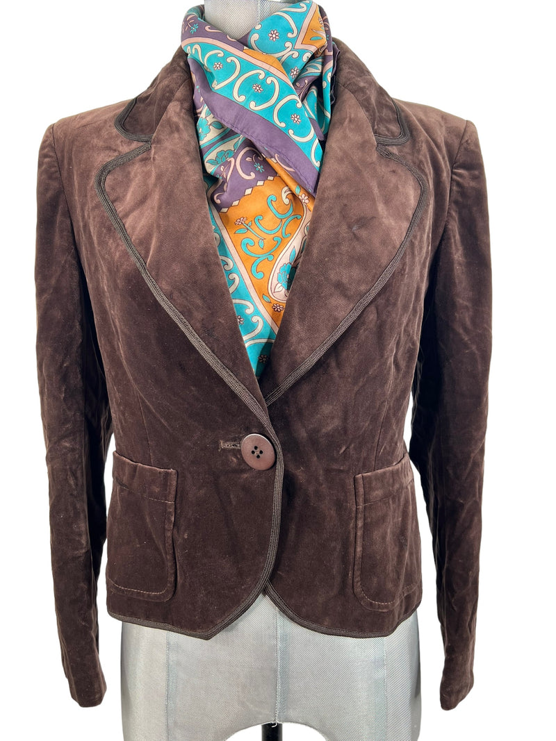 zero waste  womens  vintage  velvet  urban village  UK  thrifted  thrift  sustainable  style  store  slow fashion  shop  second hand  save the planet  reuse  recycled  recycle  recycable  preloved  pockets  online  one button  long sleeve  ladies  jaeger  jacket  fashion  ethical  Eco friendly  Eco  cotton  concious fashion  clothing  clothes  button  brown  Blazer  Birmingham  autumnal  autumn  70s  1970s  10