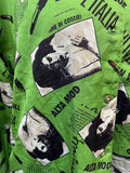 womens shirt  womens  vintage  Urban Village Vintage  urban village  Shirt  retro  Printed T-Shirt  printed shirt  printed  print  Green  gold button  decorative buttons  collar  button down  button  blouse  big collar  70s  70  60s  1970s  1960s  16