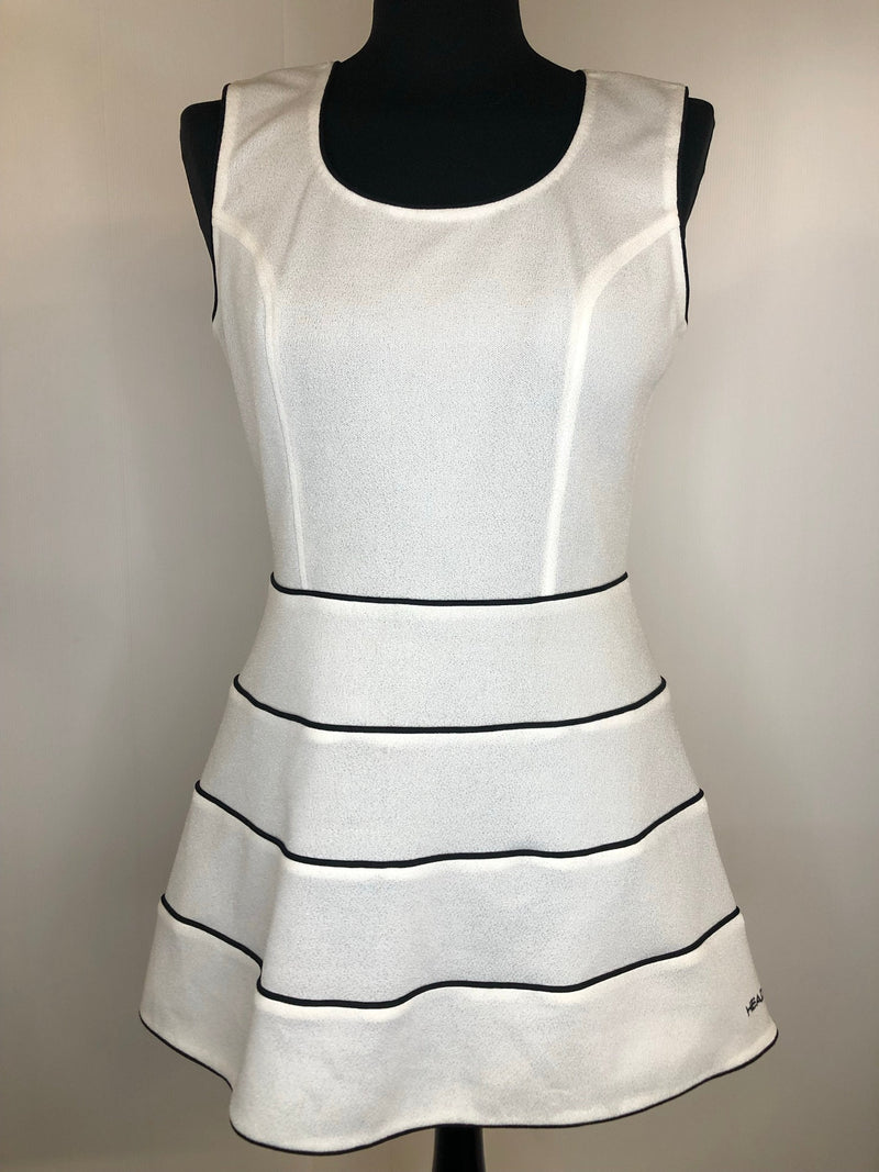 zip back  zip  womens  white  waist belt  vintage  Urban Village Vintage  urban village  tennis  stripes  stitch detailing  stitch detail  squiggle  sportswear  sleeveless  MOD  mini dress  mini  dress  60s