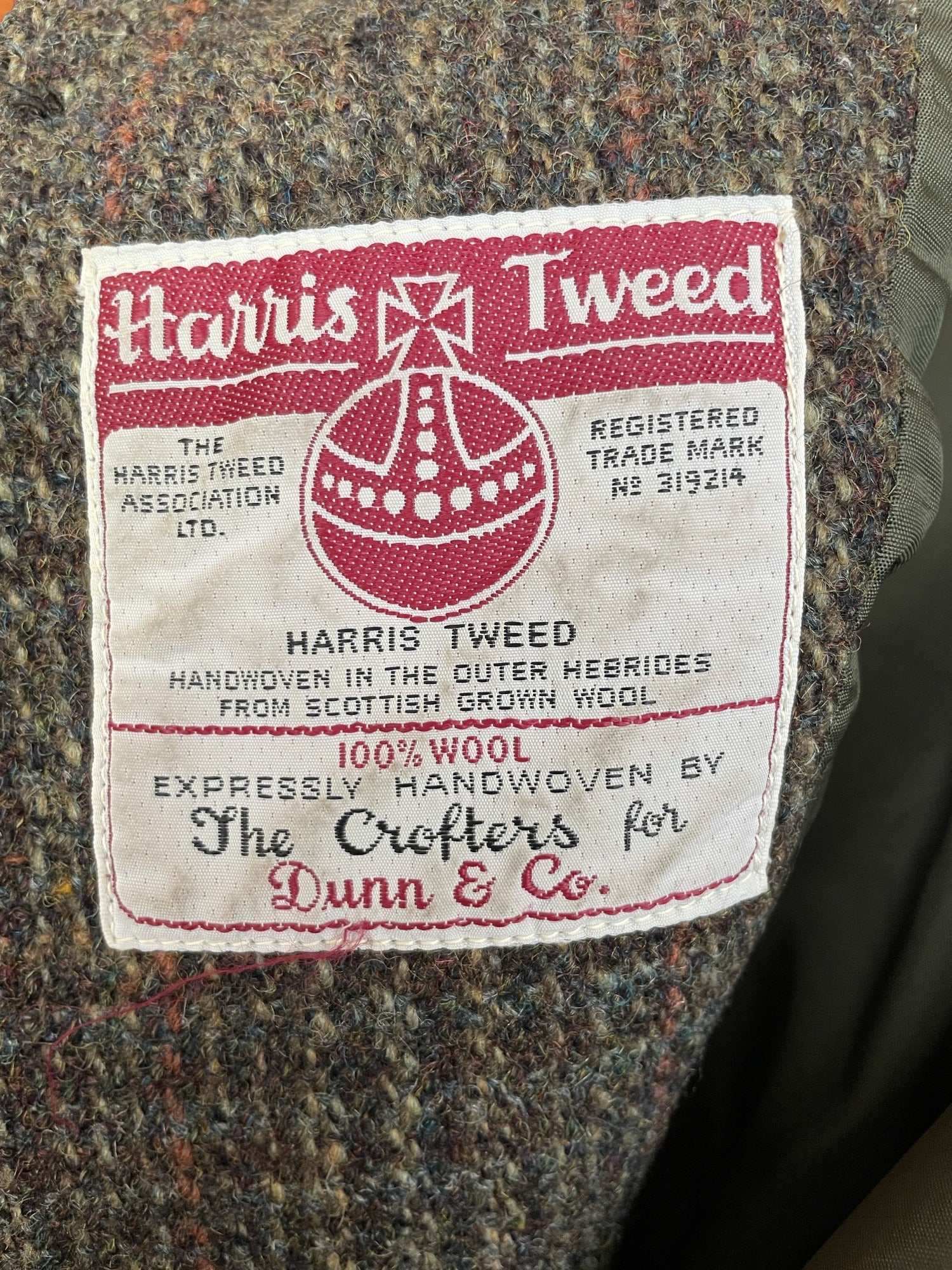 xl  wool coat  wool  Winter Coat  winter  vintage  Urban Village Vintage  urban village  Tweed  silk  pockets  mens  long sleeve  Green  dunn & co  collared  collar  big collar  60s  1960s  100% Wool