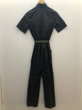 womens  vintage  Urban Village Vintage  St Michael  jumpsuit  black  8  70s  1970s