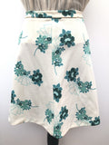 zip  womens  white  vintage  Urban Village Vintage  urban village  Stripes  Skirts  skirt  pleated skirt  pleat detailing  pleat detail  Mini Skirt  mini  Green  brown stripes  8  70s  1970s