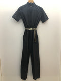 womens  vintage  Urban Village Vintage  St Michael  jumpsuit  black  8  70s  1970s
