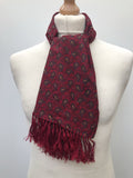 1960s Fringed Paisley Scarf by Tootal - One Size