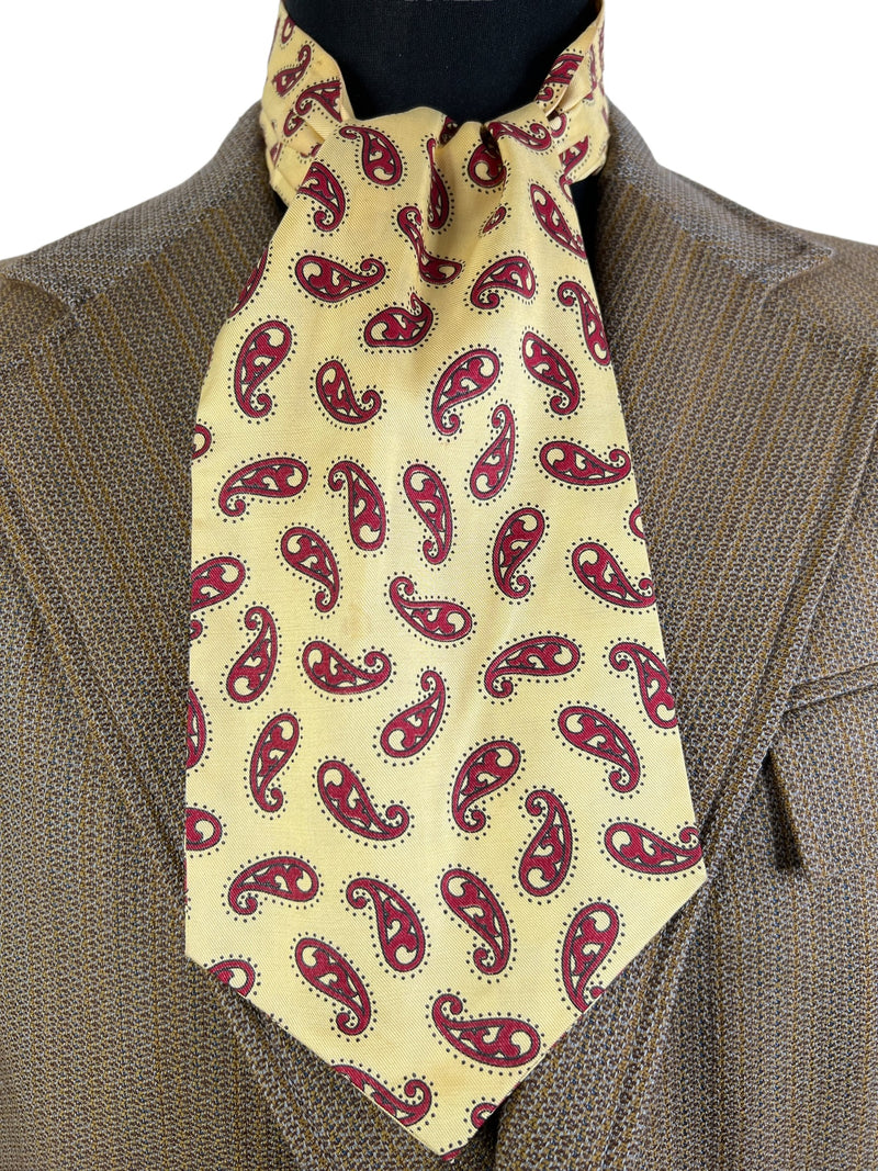 vintage  Urban Village Vintage  urban village  tootal  scarf  retro  Paisley Print  MOD  mens  cravat  autumnal  autumn  accessories  60s  1960s