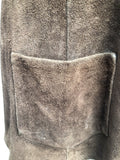 womens  vintage  Urban Village Vintage  suede  sheepskin collar  Sheepskin  shearling  Jacket  coat  Brown  70s  70  1970s  12
