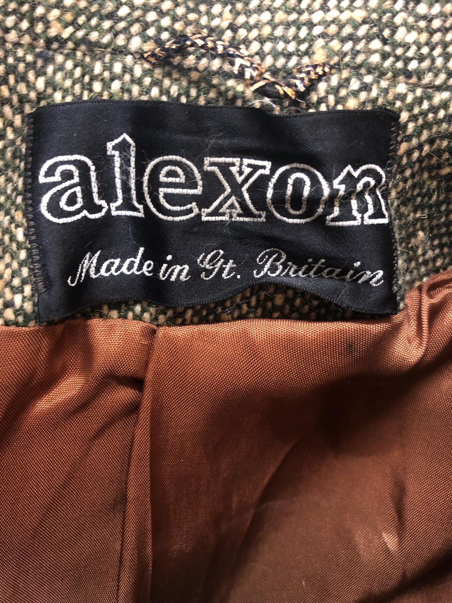 wool  womens  vintage  Urban Village Vintage  two piece  trousers  suit  set  MOD  Jacket  brown  blazer jacket  Alexon  60s  1960s  10