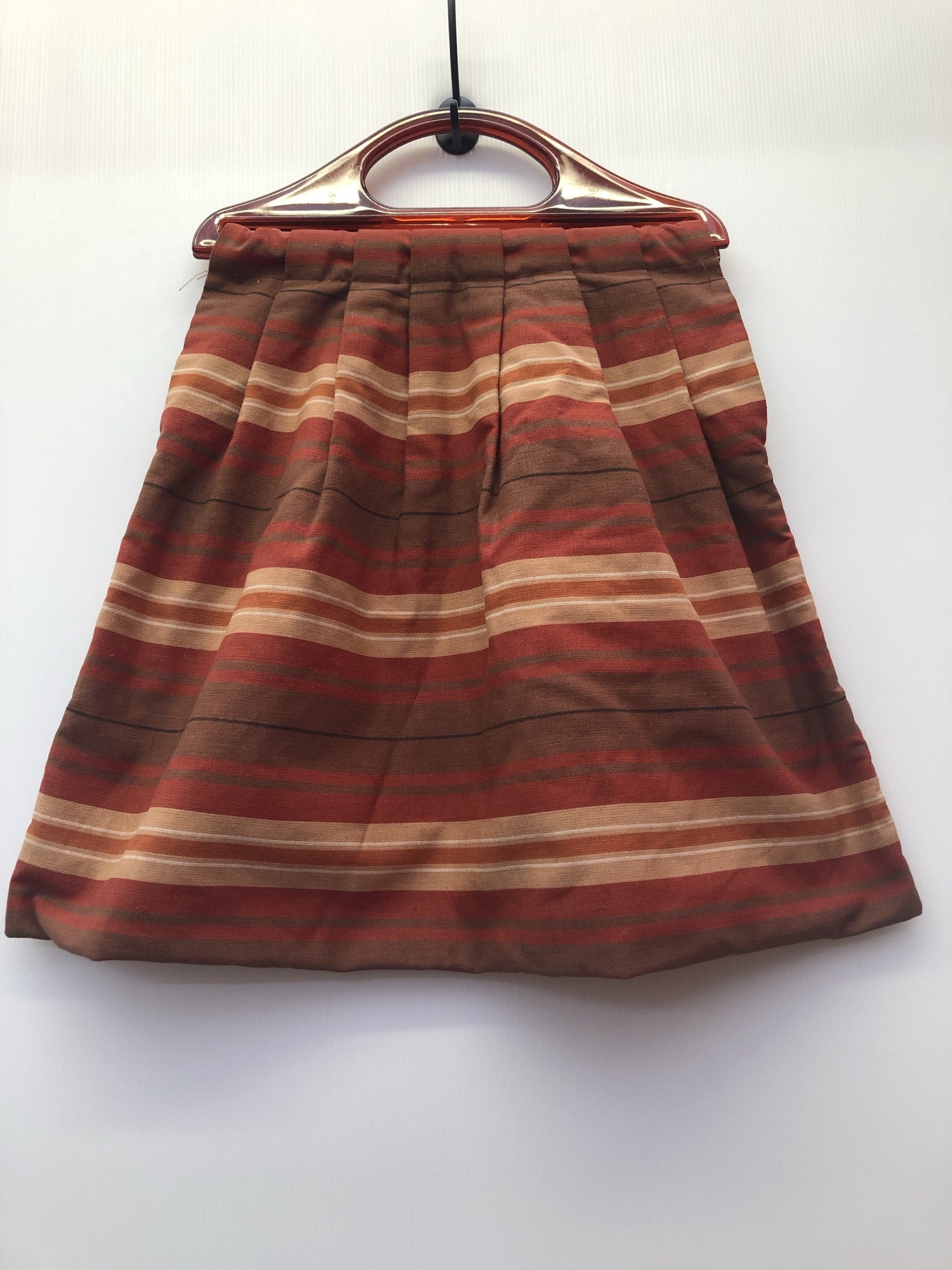 womens bag  womens  vintage  Urban Village Vintage  stripes  shopper bag  orange  One Size  logo  brown  bag  accessories  70s style  70  1970s