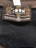 vintage  Urban Village Vintage  urban village  retro  MOD  mens  M  knitwear  knit  Jacket  cardigan  button down  button  brown  Adom of London  60s  1960s