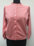 womens  vintage  Urban Village Vintage  urban village  stitch detailing  stitch detail  shortcut  retro  pink  long sleeve  light knit  knitwear  knitted  knit  cardigan  60s  1960s  12