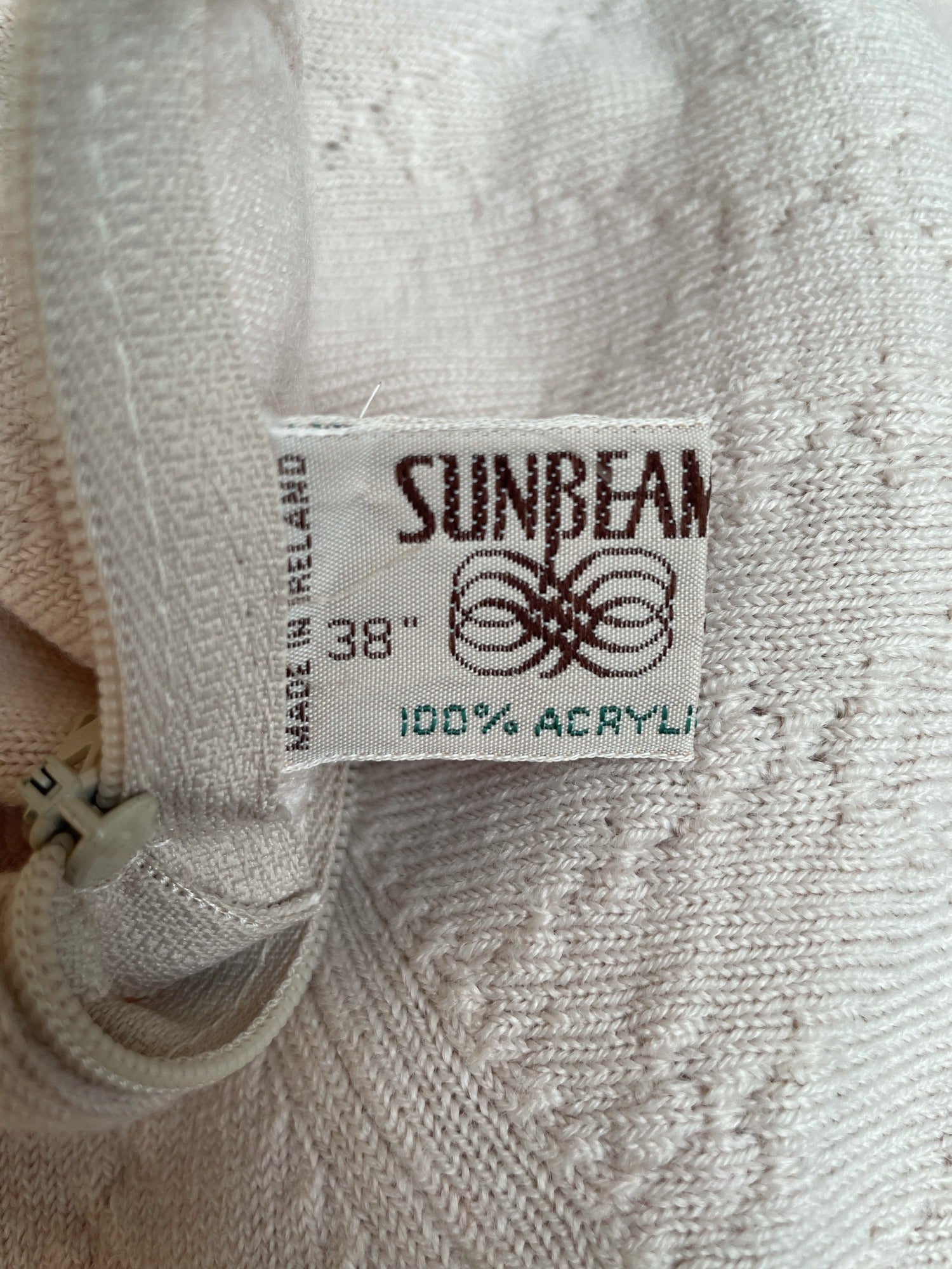 womens  winter  vintage  Urban Village Vintage  urban village  sunbeam  retro  long sleeves  Long sleeved top  long sleeve  knitwear  knitted  knit  jumper  high neck  embroidery detail  Embroidered  elasticated  60s  1960s  12