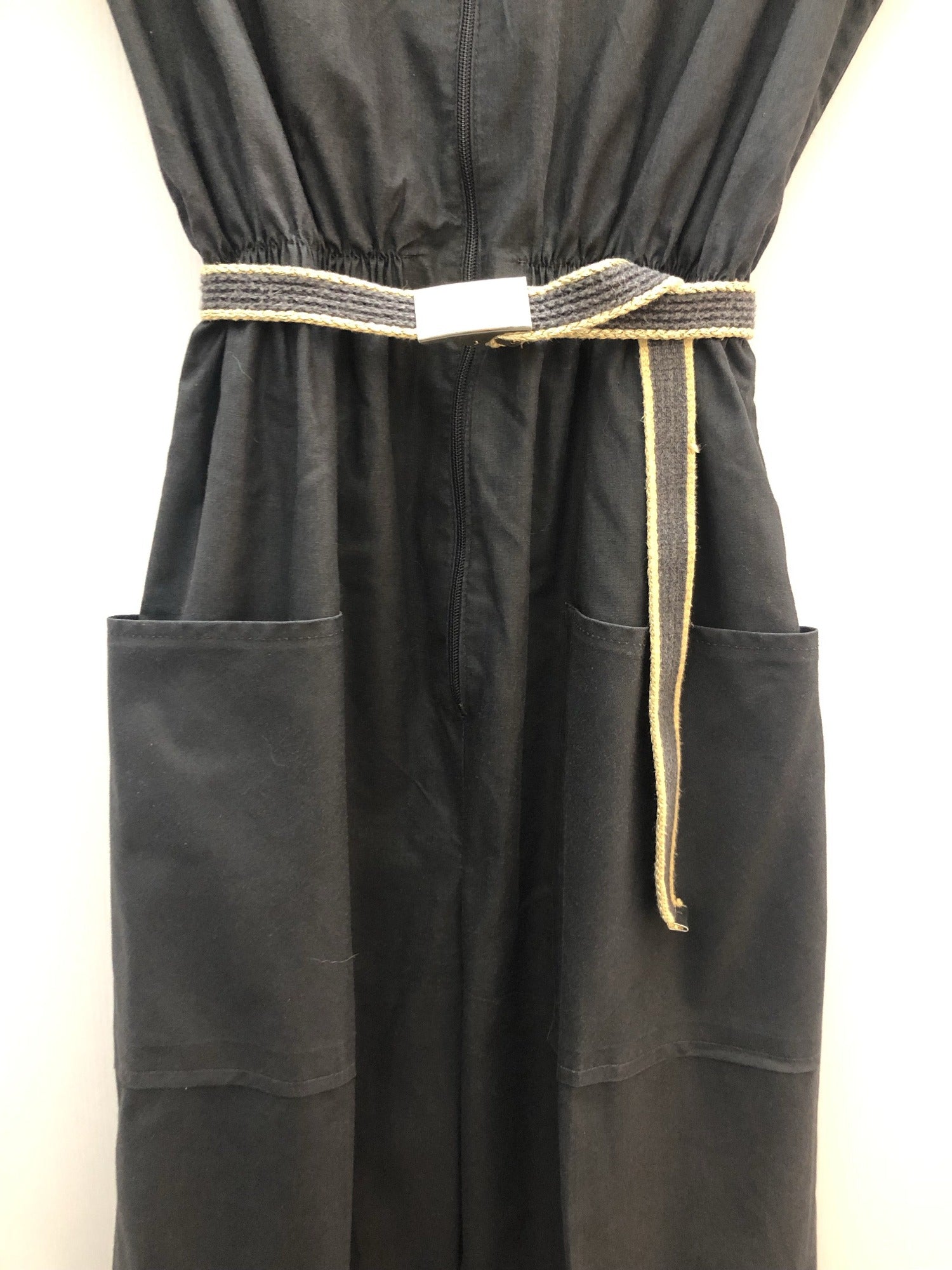 womens  vintage  Urban Village Vintage  St Michael  jumpsuit  black  8  70s  1970s