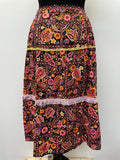 zip back  zip  womens  waist belt  vintage  Urban Village Vintage  urban village  retro  red  pink  Paisley Print  paisley inspired  paisley  orange  MOD  light pink  frilly  frill detail  dress  back zip  8/10  8  70s  1970s  12  10