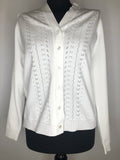 1960s Light Knit Cardigan by Buckland - Size UK 16