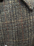 xl  wool coat  wool  Winter Coat  winter  vintage  Urban Village Vintage  urban village  Tweed  silk  pockets  mens  long sleeve  Green  dunn & co  collared  collar  big collar  60s  1960s  100% Wool