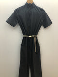 womens  vintage  Urban Village Vintage  St Michael  jumpsuit  black  8  70s  1970s
