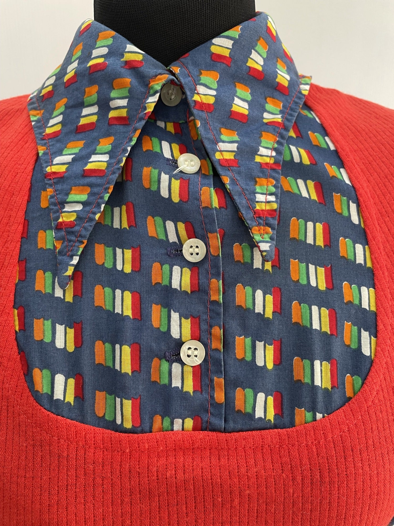 womens  vintage  scooter dress  scooter  retro  Red  modette  mod  long sleeve  fitted waist  dress  dollyrockers  denim  dagger collar  collar  chambray  blue  10