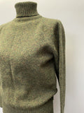 wool  womens  vintage  Urban Village Vintage  urban village  turtle neck  roll neck  retro  pure wool  long sleeve  knitwear  knitted  knit  elasticated  60s  1960s  100% Wool  100% Saxony Wool