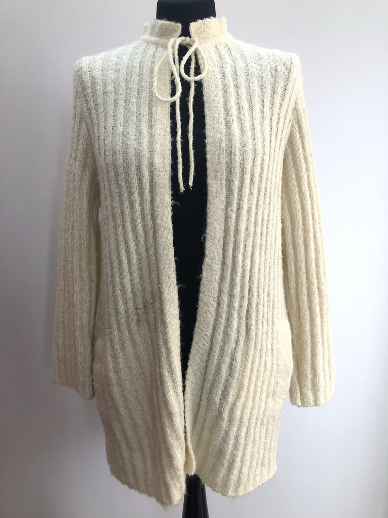 womens  vintage  Urban Village Vintage  urban village  St Michael  pockets  open cardigan  knitwear  knitted  knit  cream  cardigan  cardi  button  70s  1970s  10