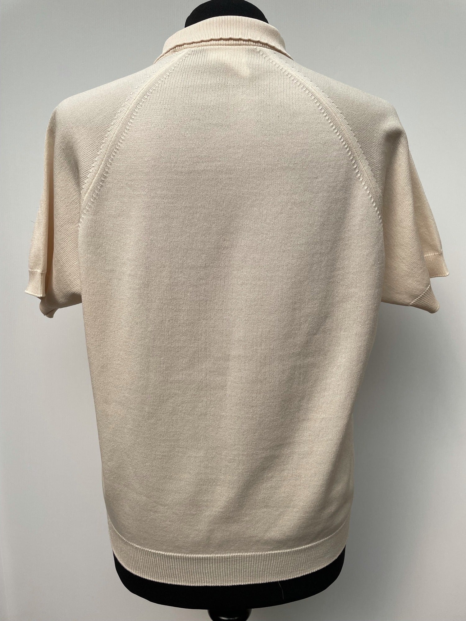 womens  vintage  Urban Village Vintage  urban village  trevira  polyester  polo top  polo  patterned  MOD  midi dress  knitwear  knitted  knit  elasticated  cream  60s  1960s  12