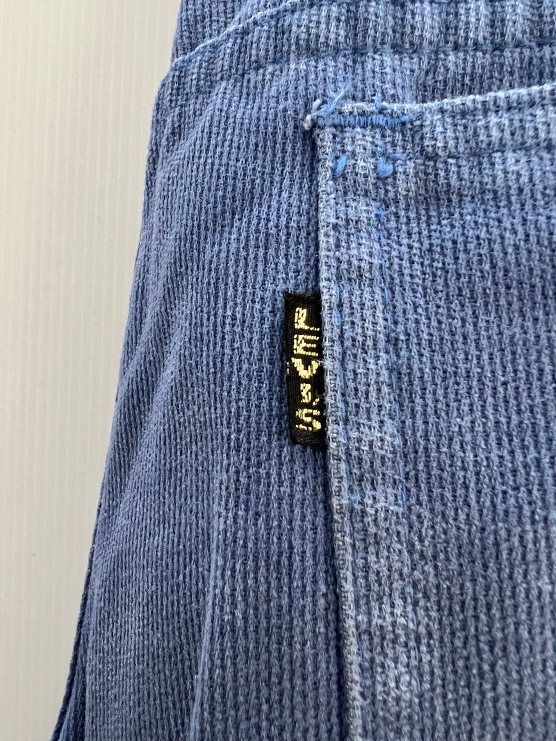 womens  vintage  Urban Village Vintage  urban village  retro  pockets  Miss Levis  levis  levi strauss  L30  jeans  jean  high waisted  flares  flared trousers  flared leg  flared  denim  Cotton  cords  cord  blue  Big E  8-10  8  70s  70  1970s  10