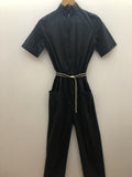 womens  vintage  Urban Village Vintage  St Michael  jumpsuit  black  8  70s  1970s