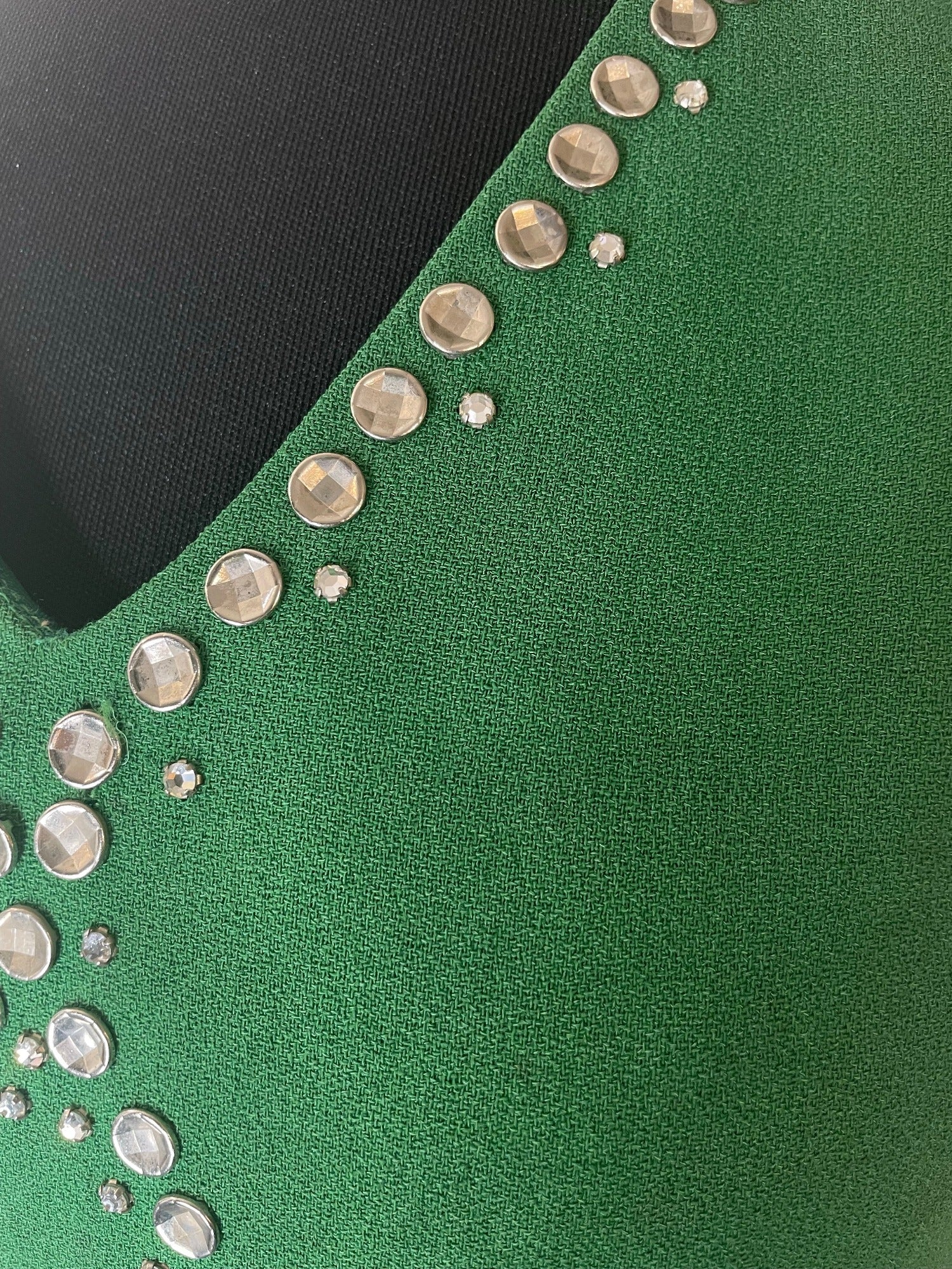 womens  vintage  Urban Village Vintage  short dress  scooter dress  scooter  pinafore dress  pinafore  party  modette  MOD  mini dress  micro mini  jewelled  jewel  green  drop waist dress  dress  dolly dress  dolly  60s  1960s  10