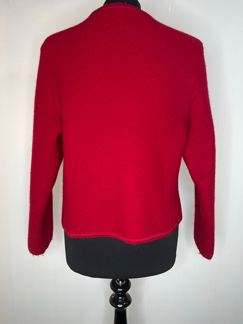 wool  womens  vintage  Urban Village Vintage  sweater  red  MOD  Lightweight Knit  light knit  knitwear  knitted  knit  Johnstons  Jacket  cardigan  cardi  60s  1960s  14