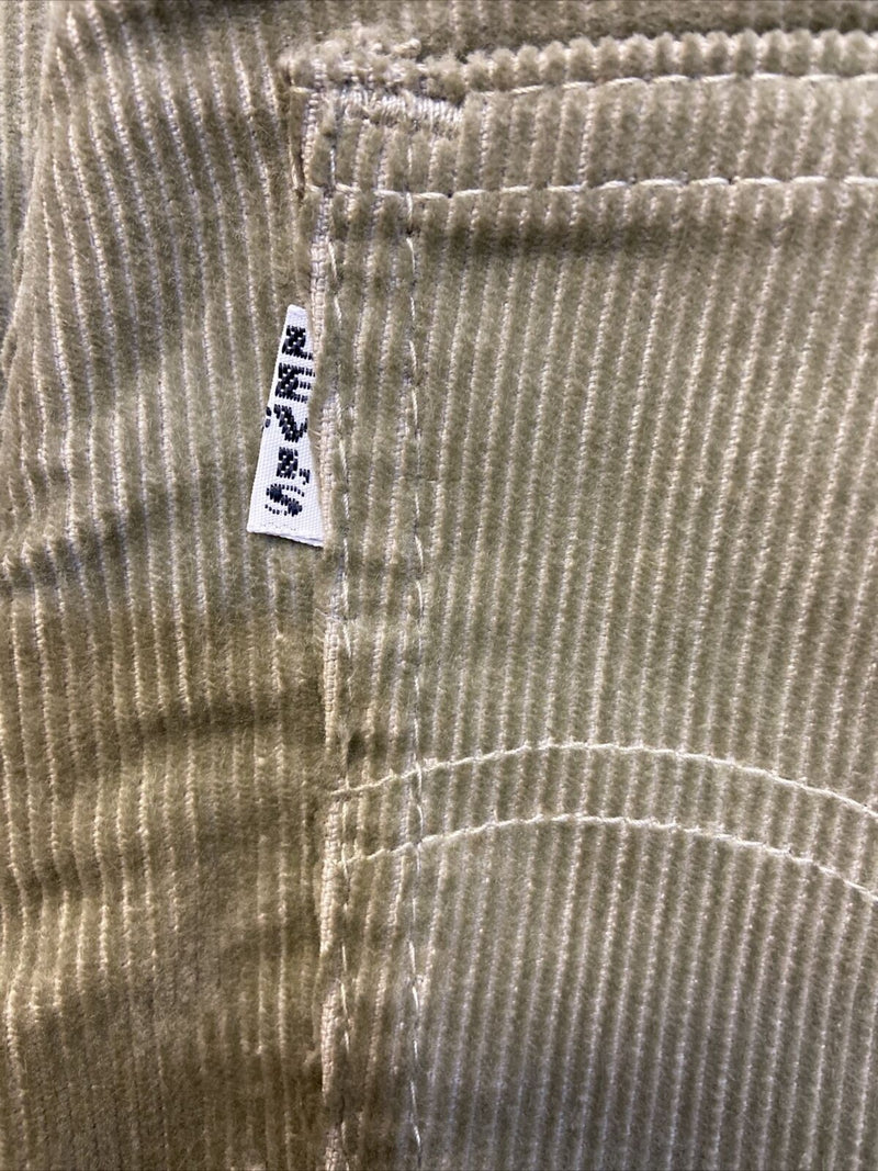 zip  womens  white tab  W24 L35  W24  vintage levis  vintage  Urban Village Vintage  urban village  trousers  retro  pockets  New old stock  MOD  levis strauss  levis  L35  Khaki  green  deadstock  corduroy  corded  cord  Big E  70s  70  1970s levis  1970s