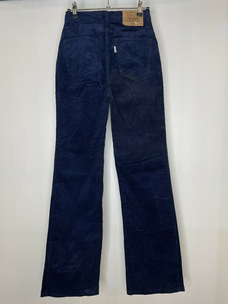 zip  womens  white tab  W24 L34  W24  vintage levis  vintage  Urban Village Vintage  urban village  trousers  retro  pockets  petite  New old stock  MOD  levis strauss  levis  L34  jeans  flares  flared  deadstock  corduroy  corded  cord  blue  70s  70  1970s levis  1970s