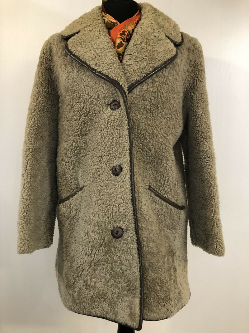 womens jacket  womens coat  womens  Winter Jacket  Winter Coat  winter  vintage  Urban Village Vintage  urban village  teddy  McKillens Fashions  long length coat  long length  long coat  long  Jacket  faux sheepskin  brown  borg  beige  autumnal  autumn  70s  1970s  16