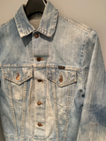 Vintage 1970s Wrangler Denim Jacket Faded Blue XS Mens Womens 