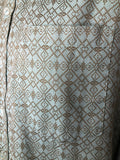 Viyella House  vintage  Urban Village Vintage  urban village  Shirt  retro  patterned shirt  patterned  Mens Shirts  mens  long sleeves  Long sleeved top  long sleeve  L  dagger collar  dagger  button down  button  Blue  70s  1970s