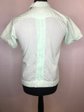 vintage  Urban Village Vintage  urban village  S  Mexican Shirt  mexican  guayabera  Green  Equinnocio  Embroidered  collar  chest pockets  chest  50s style  50s  1950s