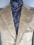 beige jacket blazer jacket corduroy 70s 1970s jacket  vintage Jackson The Taylor S