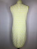 womens  vintage  Urban Village Vintage  urban village  summer  sleeve  multi  MOD  Miss Casual  knit dress  green  floral dress  dress  60s  1960s  14